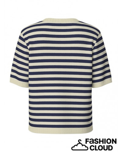 PCORINA SS STRIPE KNIT CARDI PWP BC