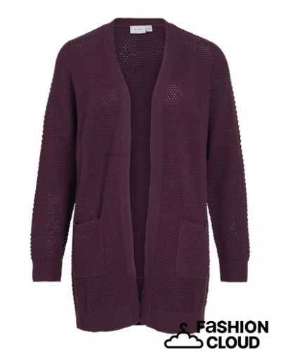 VIDALO L/S KNIT CARDIGAN- NOOS