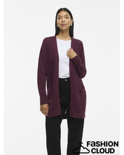 VIDALO L/S KNIT CARDIGAN- NOOS