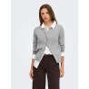 ONLOLIVIA Strick-Cardigan mit Rundhalsausschnitt