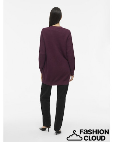 VIDALO L/S KNIT CARDIGAN- NOOS