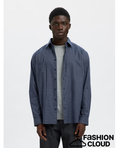 SLHREG-LEO HEATHER SHIRT LS NOOS