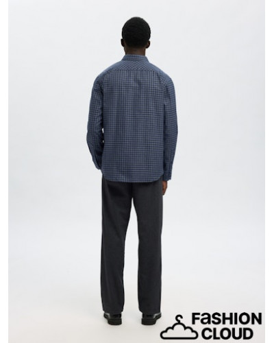 SLHREG-LEO HEATHER SHIRT LS NOOS