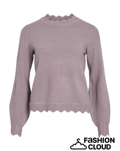 VINIKOLINA O-NECK L/S KNIT TOP - NOOS