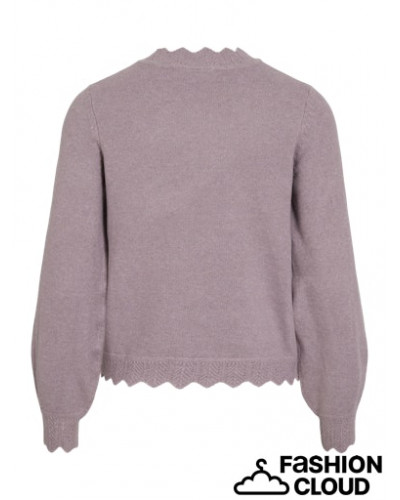 VINIKOLINA O-NECK L/S KNIT TOP - NOOS