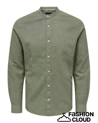 ONSCAIDEN LIFE LS LINEN BLEND MAO NOOS