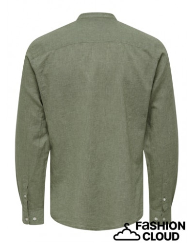 ONSCAIDEN LIFE LS LINEN BLEND MAO NOOS