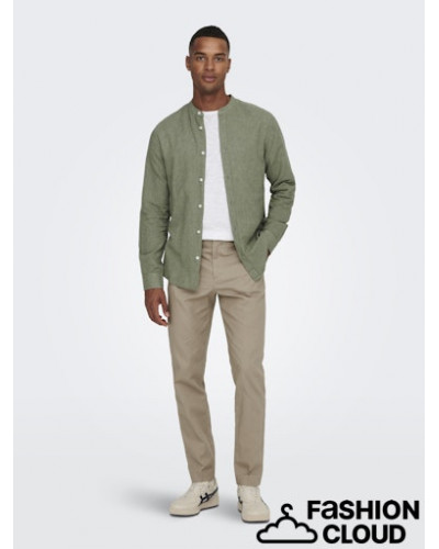 ONSCAIDEN LIFE LS LINEN BLEND MAO NOOS