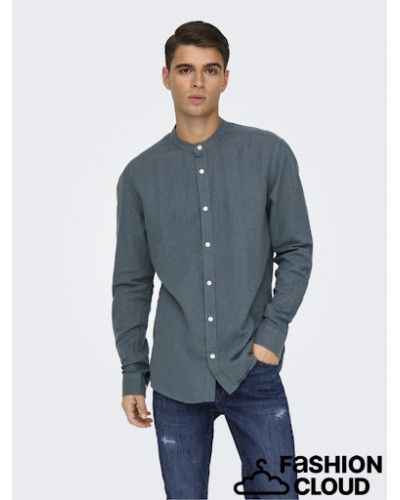 ONSCAIDEN LIFE LS LINEN BLEND MAO NOOS