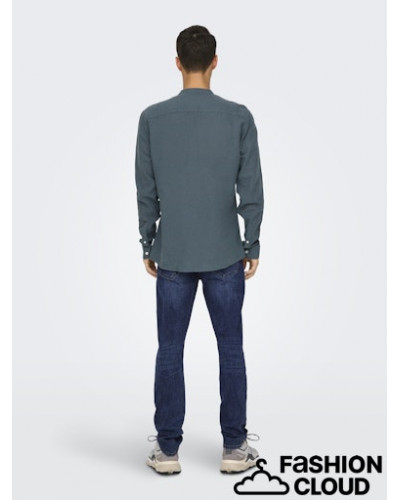 ONSCAIDEN LIFE LS LINEN BLEND MAO NOOS