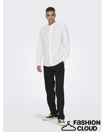 ONSCAIDEN LIFE LS LINEN BLEND MAO NOOS