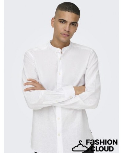 ONSCAIDEN LIFE LS LINEN BLEND MAO NOOS