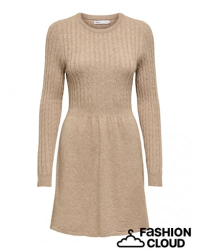 ONLFIA LIFE LS CABLE DRESS KNT NOOS