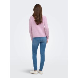 ONLOLIVIA Strick-Cardigan mit Rundhalsausschnitt