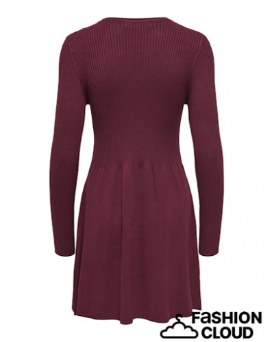 ONLALMA L/S O-NECK DRESS KNT NOOS