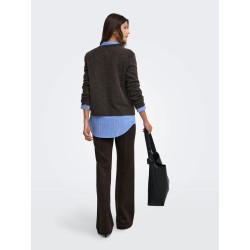 ONLOLIVIA Strick-Cardigan mit Rundhalsausschnitt