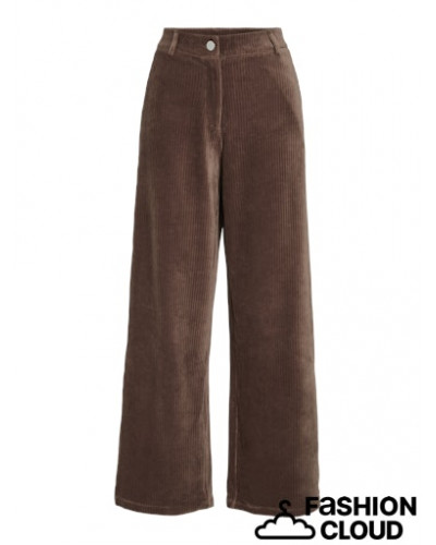 VIKITA RW WIDE CORDUROY PANTS - NOOS