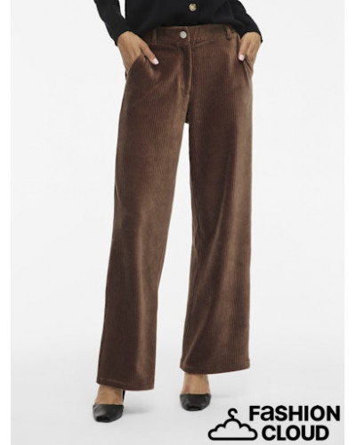 VIKITA RW WIDE CORDUROY PANTS - NOOS