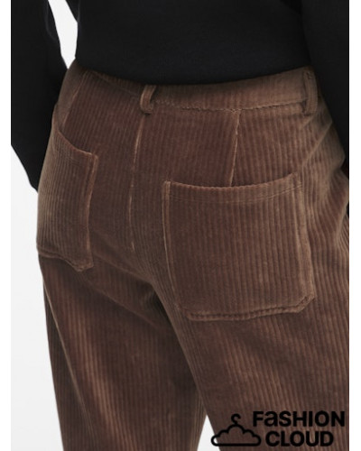 VIKITA RW WIDE CORDUROY PANTS - NOOS