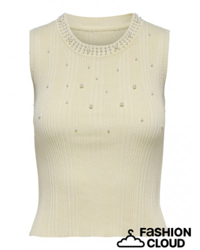 ONLMEG SL PEARL O-NECK EX KNT