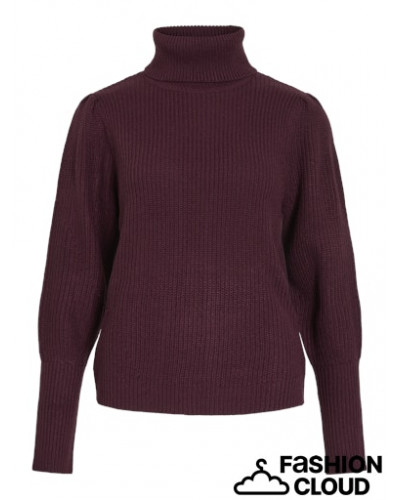 VILOU NEW ROLLNECK L/S KNIT TOP - NOOS