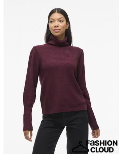 VILOU NEW ROLLNECK L/S KNIT TOP - NOOS