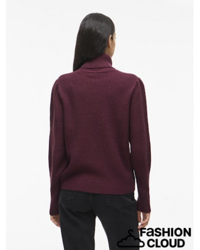 VILOU NEW ROLLNECK L/S KNIT TOP - NOOS
