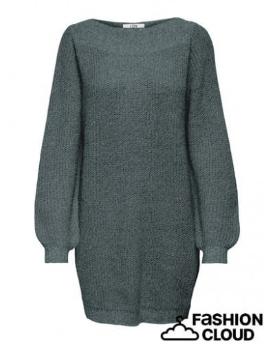 JDYWHITNEY MEGAN L/S BOAT DRESS KNT NOOS