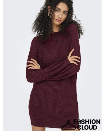 JDYWHITNEY MEGAN L/S BOAT DRESS KNT NOOS