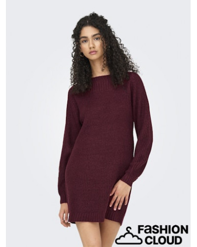 JDYWHITNEY MEGAN L/S BOAT DRESS KNT NOOS