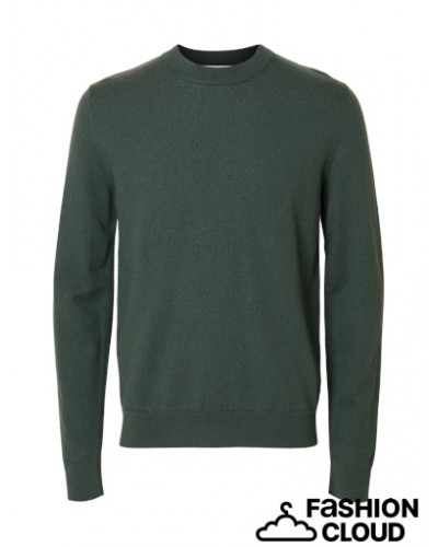 SLHTRAY MERINO BRUSHED RELAXED CREW NOOS
