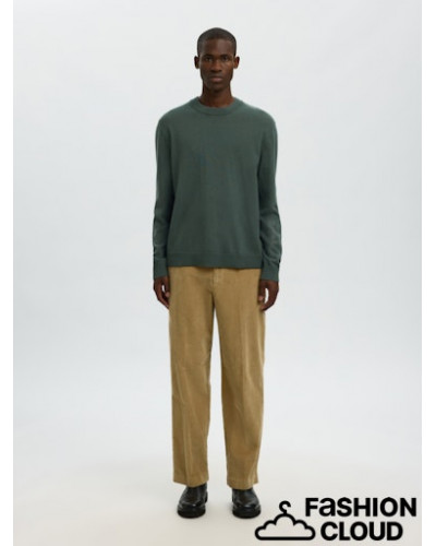 SLHTRAY MERINO BRUSHED RELAXED CREW NOOS