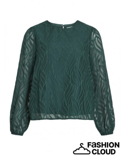 VIMIKA O-NECK L/S TOP - NOOS