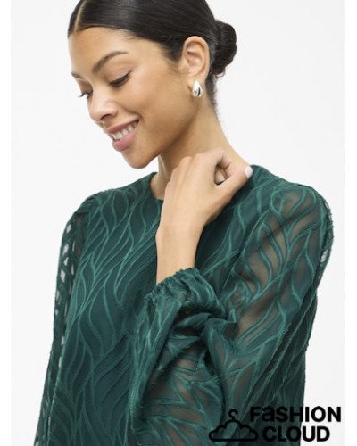 VIMIKA O-NECK L/S TOP - NOOS