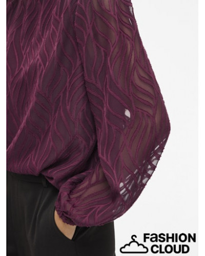 VIMIKA O-NECK L/S TOP - NOOS