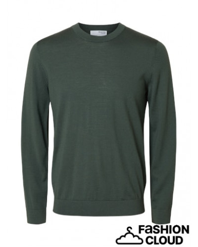 SLHTRAY LS KNIT MERINO CREW NECK NOOS