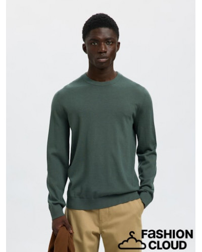 SLHTRAY LS KNIT MERINO CREW NECK NOOS