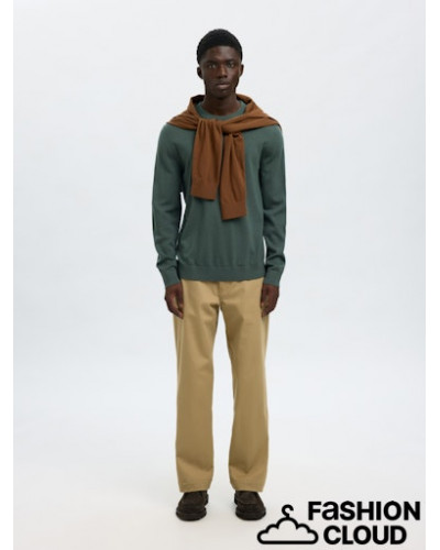 SLHTRAY LS KNIT MERINO CREW NECK NOOS