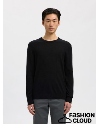 SLHTRAY LS KNIT MERINO CREW NECK NOOS