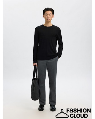 SLHTRAY LS KNIT MERINO CREW NECK NOOS