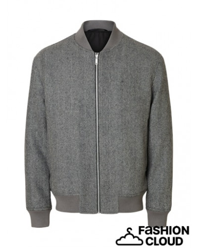 SLHJENS WOOL BLEND BOMBER