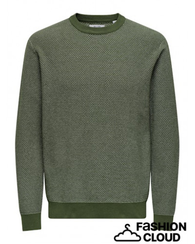 ONSMORGAN 12 STRUCTURE CREW KNIT NOOS