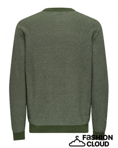 ONSMORGAN 12 STRUCTURE CREW KNIT NOOS