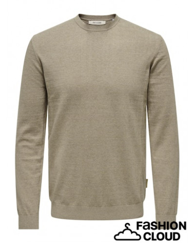 ONSERIC REG 12 STRUC CREW KNIT NOOS