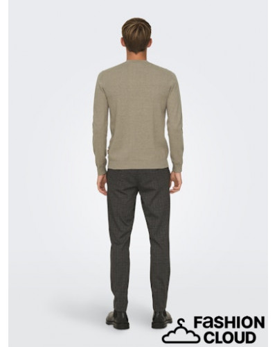 ONSERIC REG 12 STRUC CREW KNIT NOOS