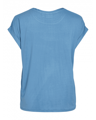 VIELLETTE S/S SATIN TOP - NOOS