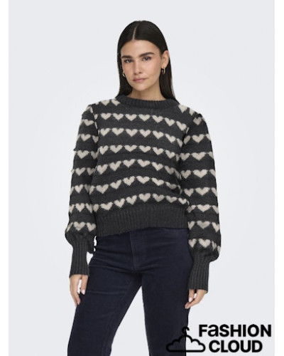 JDYSIGRID LIFE L/S ON PUFF PULL KNT NOOS