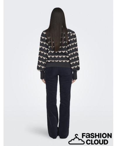 JDYSIGRID LIFE L/S ON PUFF PULL KNT NOOS
