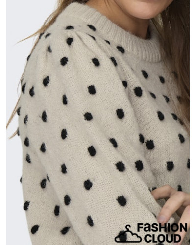 JDYSIGRID LIFE L/S ON PUFF PULL KNT NOOS