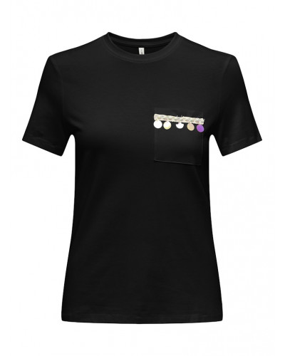 ONLFILIPPA LIFE S/S O-NECK TOP JRS
